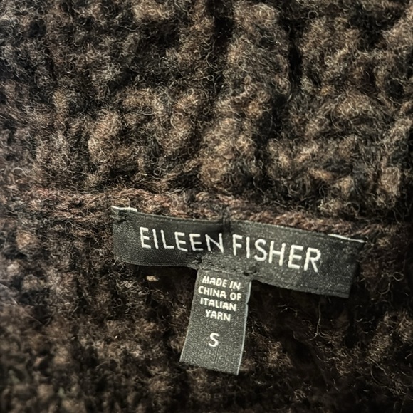 Eileen Fisher 🎉host pick🎉🎈organic wool and alpaca knitted sweater coat - Picture 11 of 11